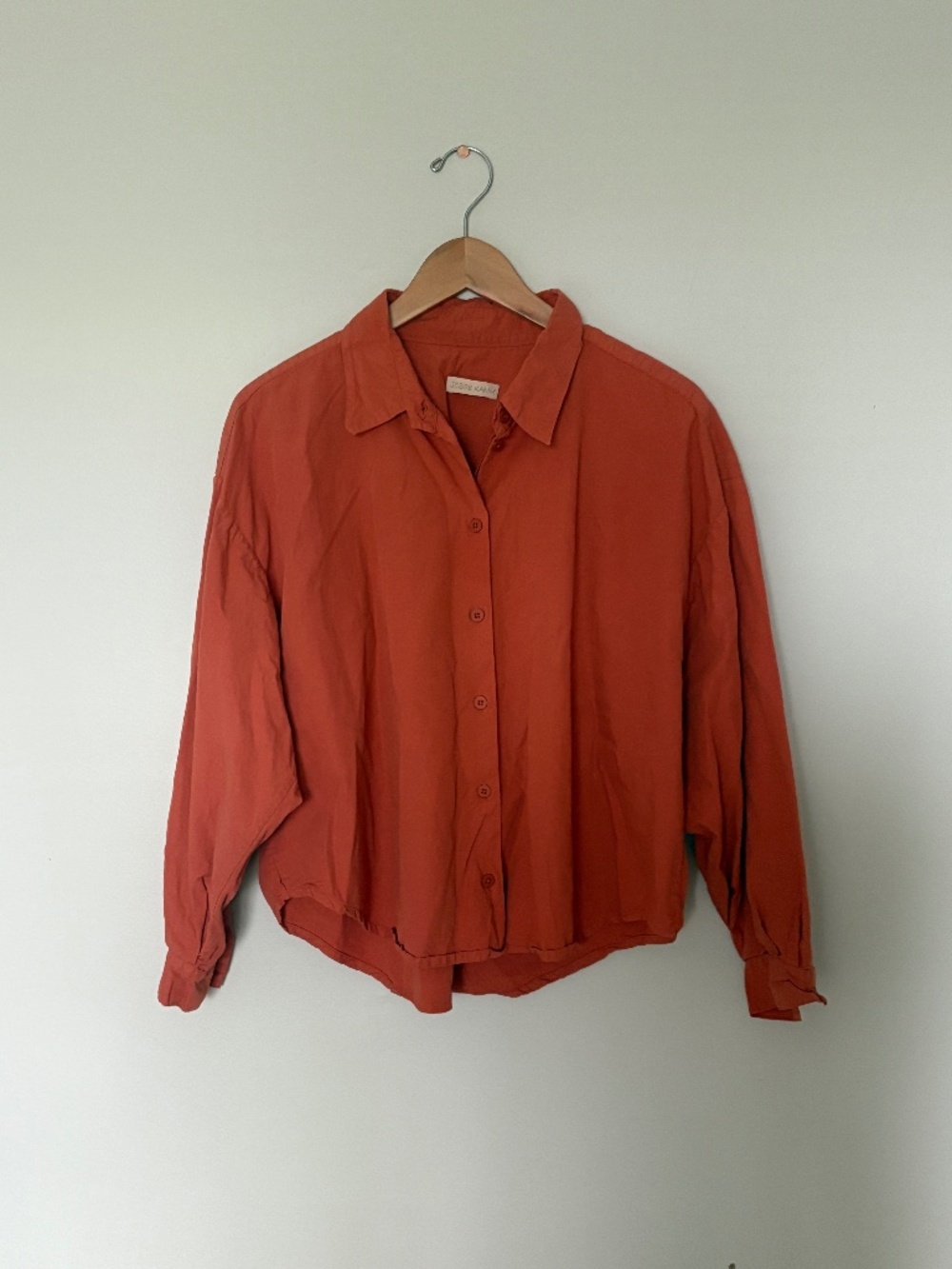 Jesse Kamm Alberta Shirt in Clay Size XS/S